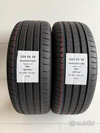 2 gomme 225 55 18 bridgestone a1236