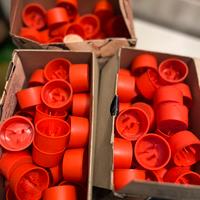 Lotto cappellotti per aerazione bottiglie