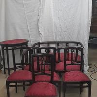 salotto liberty d'epoca 