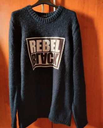 maglione blu Sisley 
