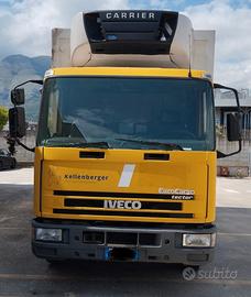 Autocarro IVECO 100 isotermico con gruppo frigo