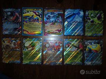 Lotto di 10 Carte Pokemon Rare Holo Vari Set Ita