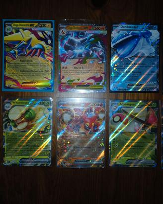 Lotto di 10 Carte Pokemon Rare Holo Vari Set Ita