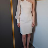 Abito cerimonia monospalla panna Iris tg. M