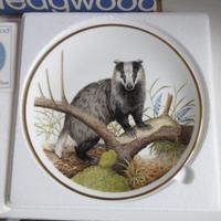Piatto Badger. Wedgwood Edizione limitata 23cm