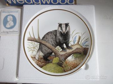 Piatto Badger. Wedgwood Edizione limitata 23cm