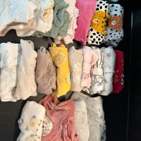 23 Tutine neonato in ciniglia 0-3 mesi