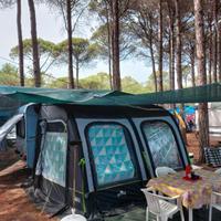 ROULOTTE LAVERDA ASCOT 380/Veranda Gonfiabile Obel