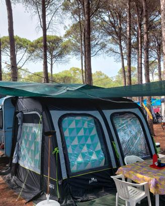 ROULOTTE LAVERDA ASCOT 380/Veranda Gonfiabile Obel