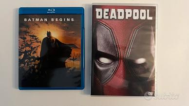 Blu-ray Batman Begins + DVD Deadpool