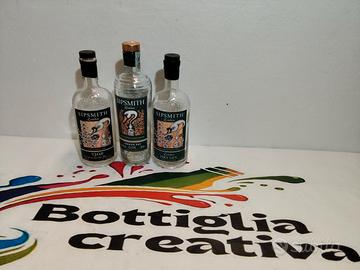 TRIS GIN SIPSMITH 3 BOTTIGLIE VUOTE DIVERSE 