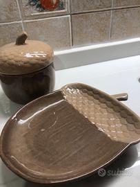 Set di zuccheriera con piattino