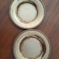 Piattini placcati oro