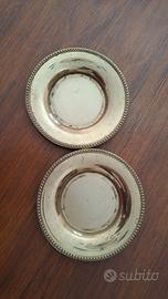 Piattini placcati oro