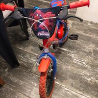 bicicletta spider man