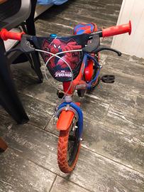 bicicletta spider man