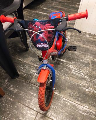 bicicletta spider man