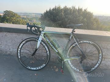Bici da corsa cannondale carbonio