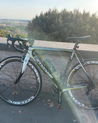 Bici da corsa cannondale carbonio