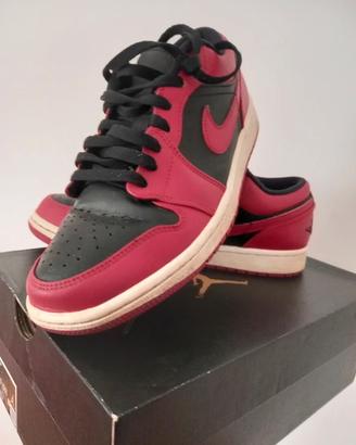 Air Jordan 1 Low Gym Red/Black/White, originali
