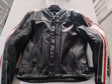 giacca pelle moto suomy tg 52