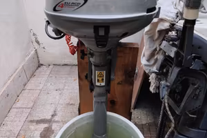 fuoribordo Evinrude 15 cv e Honda 2.3