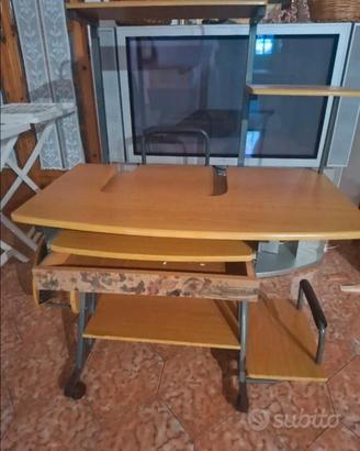 scrivania legno pc game 
