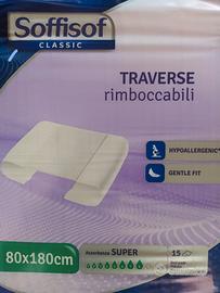 6 confezioni da 15 traversine salvaletto 80x180