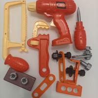 Set attrezzi bricolage giocattolo 