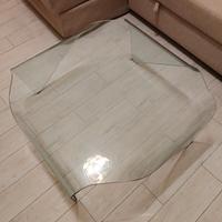 Tavolino da salotto in cristallo di design