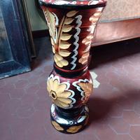 Vaso in legno vintage 