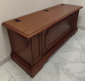 Cassapanca scarpiera legno