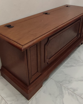 Cassapanca scarpiera legno