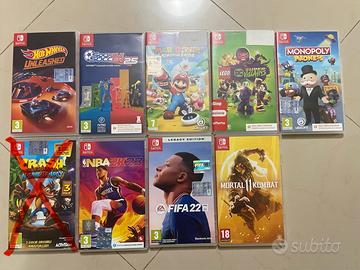 8 videogiochi per Nintendo Switch come nuovi