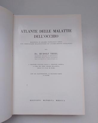 Atlante delle malattie dell'occhio Rudolph Thiel