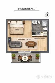 Monolocale porta lame bologna