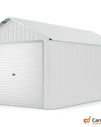 Capanno container box 360x762cm serranda bianco