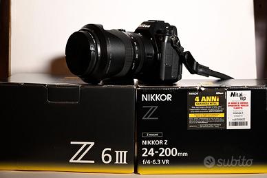  Nikon Z6 III + Obiettivo Nikkor Z 24-200mm f/4-6.