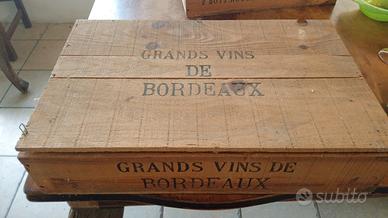 Cassa grand vins de bordeaux solo per collezione 