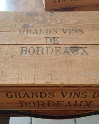 Cassa grand vins de bordeaux solo per collezione 
