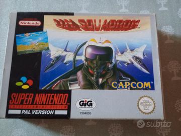 super Nintendo U.N. squadron capcom SNES PAL ita