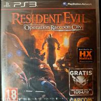 Resident Evil Operation Raccoon city sigillato