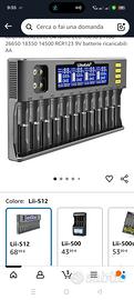 LiitoKala Lii-S12 18650 12-Slot LCD Display Carica
