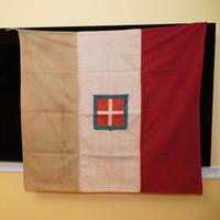 bandiera Sabauda da balcone, WW1, WW2, (originale)