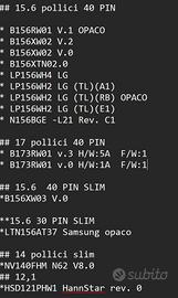 LED 15,6, 17, 14 e 12,1 per vari notebook