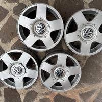 4 CERCHI IN LEGA VW 6JX15 ET38