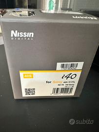 Flash Nissin i40 per Sony