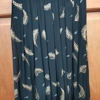 Gonna vintage fine anni '70 decorata