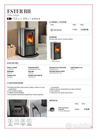 Stufa a Legna ESTER by NORDICA in pietra