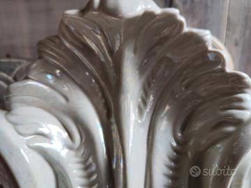 Specchio Conchiglia in ceramica anni 60-70